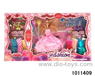 11 inch Barbie in window box