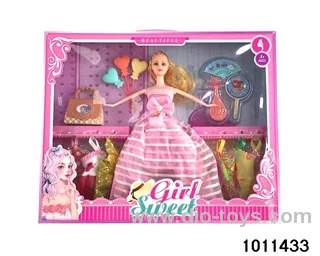 11 inch Barbie in window box