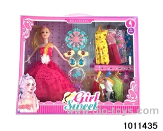 11 inch Barbie in window box