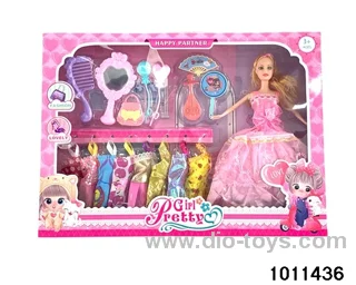 11 inch Barbie in window box