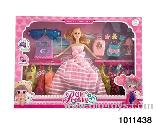 11 inch Barbie in window box
