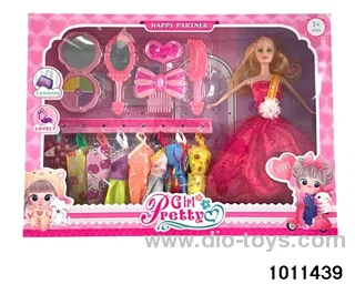 11 inch Barbie in window box