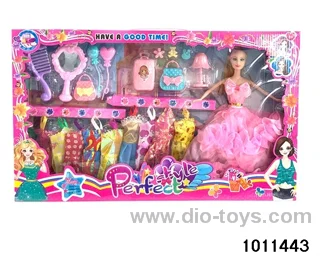 11 inch Barbie in window box