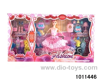 11 inch Barbie in window box