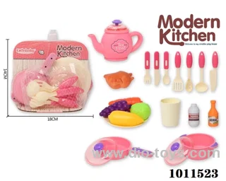 kitchen set in net bag