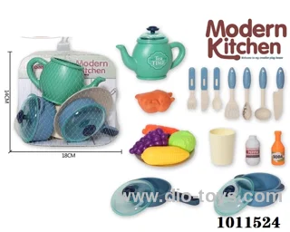 kitchen set in net bag