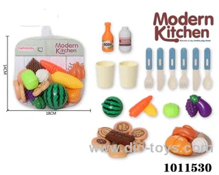 kitchen set in net bag