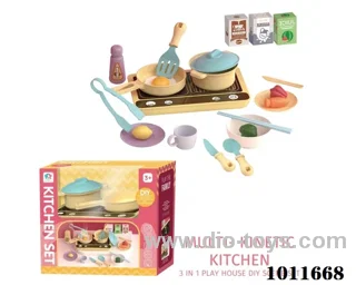 kitchenware set in window box