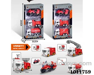 Inertial car set 2  boxes mixed  in Window box