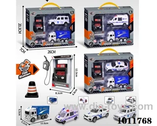 Inertial car set 3  boxes mixed with light &music in Window box
