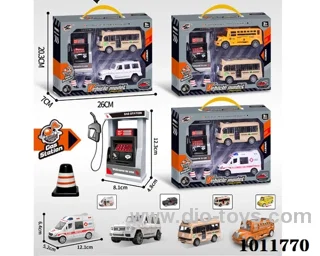 Inertial car set 3  boxes mixed with light &music in Window box