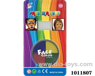 cosmetics with 4 color mixed loading  in Blister card