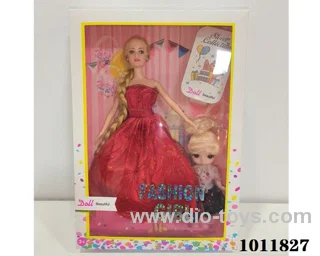 11inch doll+6inch doll 2sets mixed loading in window box
