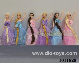 11inch doll with many types of clothes mixed in PP bag with header