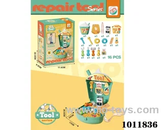 tool set in color box