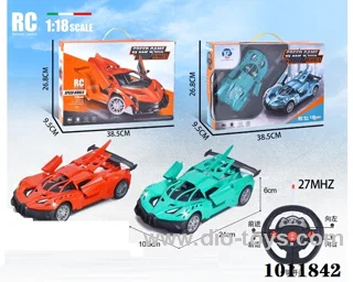 1:18 5ch rc car with light，not include in window box