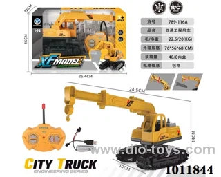 1:24 4ch engineering car include battery in window box