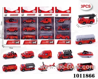 3pcs 1:64 Return alloy car 12 sets mixed loading in  window box