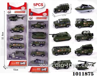 5pcs 1:64 Return alloy car 10 sets mixed loading in  window box