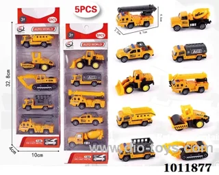5pcs 1:64 Return alloy car 10 sets mixed loading in  window box