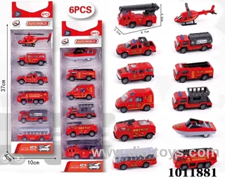 6pcs 1:64 Return alloy car 12 sets mixed loading in  window box