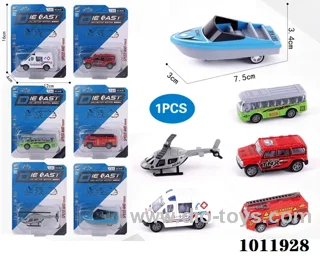 1:64 Return alloy car 6 sets mixed loading in  window box