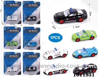 1:64 Return alloy car 6 sets mixed loading in high frequency