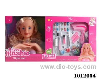 half doll set in  window box