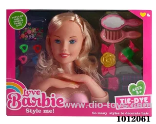half doll set in  window box