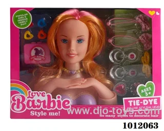 half doll set in  window box