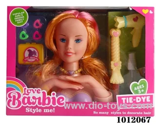half doll set in  window box