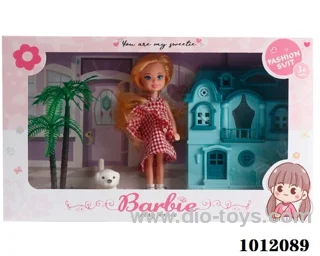 Real body 5 inch doll set  in  window box