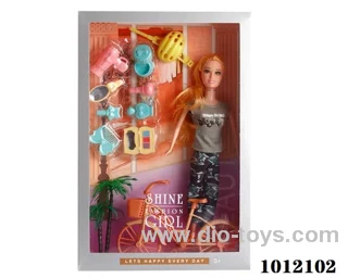 Real body 5 inch doll set  in  window box