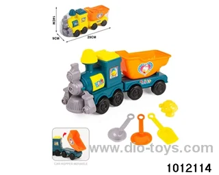 5pcs beach toys car in net bag