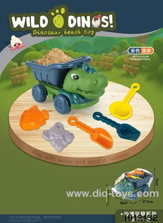 6pcs beach toys car （2 colors mix ）in net bag