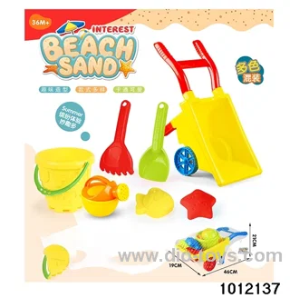 7pcs beach toys car in net bag