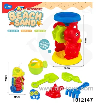 6pcs beach toys in net bag