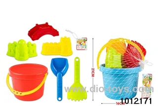 Beach toys(multi color mixed)in net bag