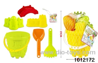 Beach toys(multi color mixed)in net bag