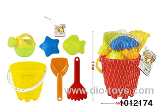 Beach toys(multi color mixed)in net bag