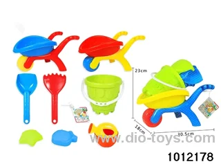 Beach toys car(multi color mixed)in net bag