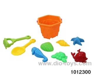beach toys（9pcs）in Net bag