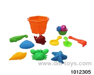 beach toys（11pcs）in Net bag