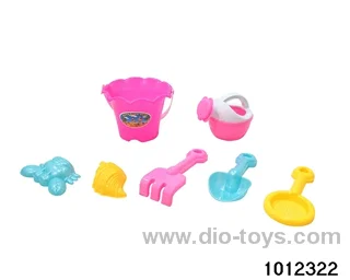 beach toys（7pcs）in Net bag