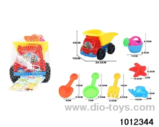 beach toys（7pcs）in Net bag