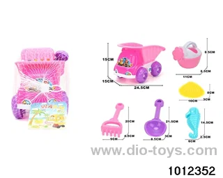 beach toys（6pcs）in Net bag