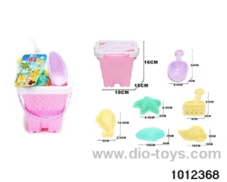 beach toys（8pcs）in Net bag