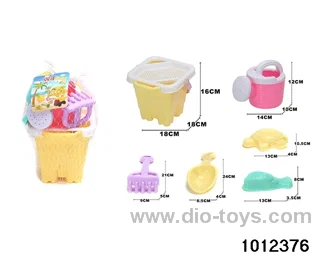 beach toys（7pcs）in Net bag
