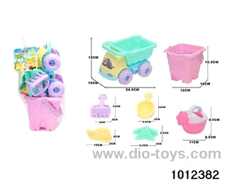 beach toys（7pcs）in Net bag