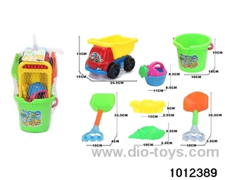 beach toys（7pcs）in Net bag